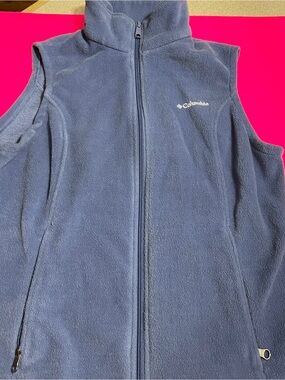 Columbia gray Fleece Vest with Full Zip
